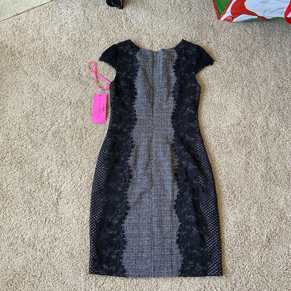 NWT Betsey Johnson black lace dress - Picture 5 of 7